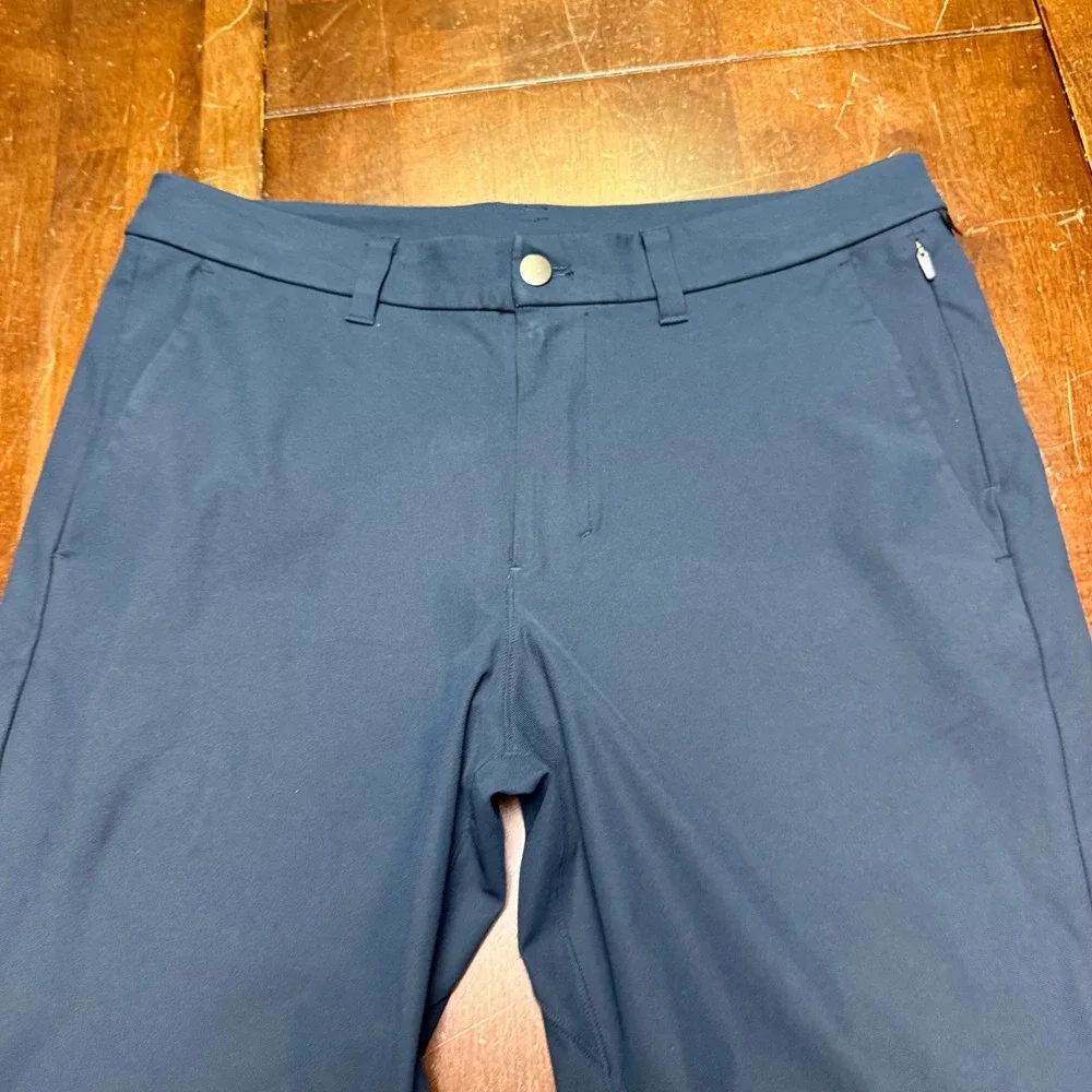 Lululemon Commission ABC Pant‎ Men 33x31 Blue Slim Fit Warpstreme Trousers